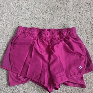 RBX Fuchsia Athletic Shorts for Women